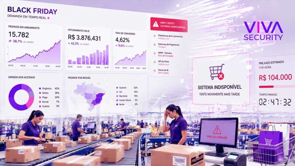 Black Friday e Cibersegurança: o que acontece com lojas que não têm SOC 24/7